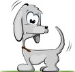 Illustration of comic dog