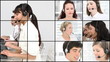People working in a call centre