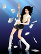 Girl playing guitar Girl playing guitar