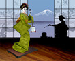 Japanese girl-musician Japanese girl-musician