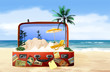 Illustration: exotic desert island exotic desert island