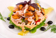 Fresh salad with vegetables, Fresh salad with vegetables,