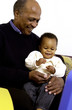 African American Grandpa with grandson African American Grandpa with grandson