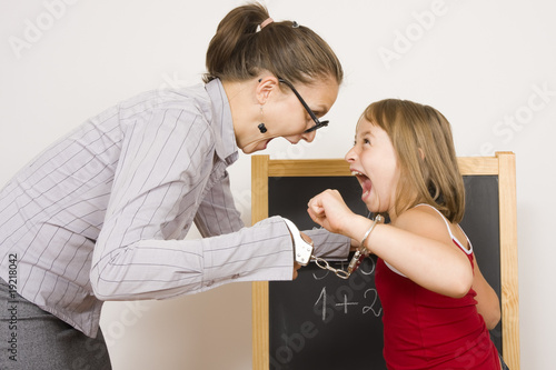 Photo: Screaming teacher Screaming teacher