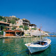 an image of rowing boat on the sea