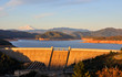 Shasta Lake and Dam at Sunset