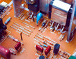 Photo: electronic board electronic board