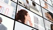 Business footage collage