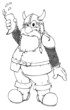 Wikinger, Zwerg, betrunken, Viking, Dwarf, drunk Wikinger, Zwerg, betrunken, Viking, Dwarf, drunk