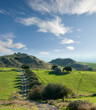 dirt road in farmland dirt road in farmland