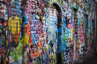 Colorful graffiti wall Colorful graffiti wall