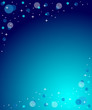 Blue winter background