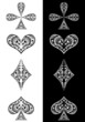 Vector card symbols Vector card symbols