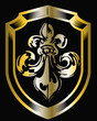fleur de lis shield fleur de lis shield