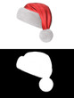Santa's hat series (isolated hat with alpha channel)