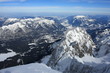 Blick über die bayrischen Alpen