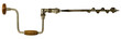 handbrace with auger on a white background