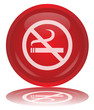 Vector: Bouton INTERDICTION DE FUMER (Zone Non-Fumeur Cigarette Panneau) Bouton INTERDICTION DE FUMER (Zone Non-Fumeur Cigarette Panneau)