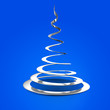 Christmas tree abstract