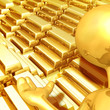 Gold Guy With Gold Bars