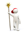 3D Man with Star 3D Man with Star