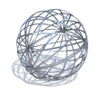 Illustration: Draht-Gitter-Ball Draht-Gitter-Ball