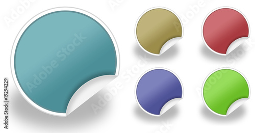 Illustration: colored stickers or labels colored stickers or labels colored stickers or labels colored stickers or labels