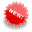 new label icon, red