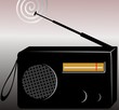 Illustration of new technology with radio