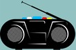 Illustration of new technology with radio