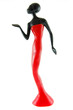 ceramic woman's statuette