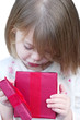 Child Opening Gift
