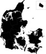 Map of administrative divisions of Denmark