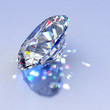 Diamond jewel with reflections Diamond jewel with reflections