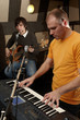 guitar player and keyboarder. practice