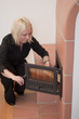 Foto: Lighting the chimney Lighting the chimney