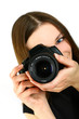 Woman with camera