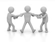 Tug-of-War over a Person