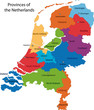 Map of administrative divisions of Netherlands