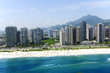 Aerial view Barra da Tijuca beach Rio de Janeiro