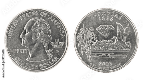 Photo: Quarter Dollar Arkansas Quarter Dollar Arkansas