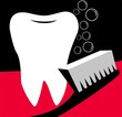 Illustration of tooth brush
