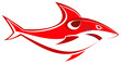 Shark - vector illustration.