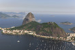 Aerial view of Sugar Loaf in Rio de Janeiro