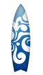 blue surfboard