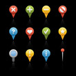 Icon Set in in Black - Navigation Icons