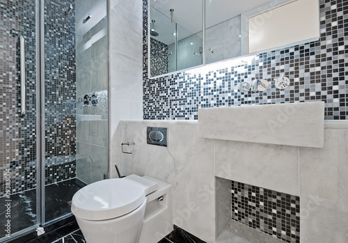 Mosaic Bathroom Tiles on Bathroom With Mosaic Tiles    Yampi  19383084   See Portfolio