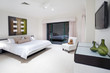 Master bedroom in luxury mansion