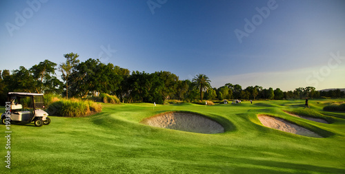Photo: Golf Course and buggies Golf Course and buggies