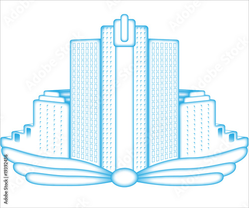 Buildings Retro Background